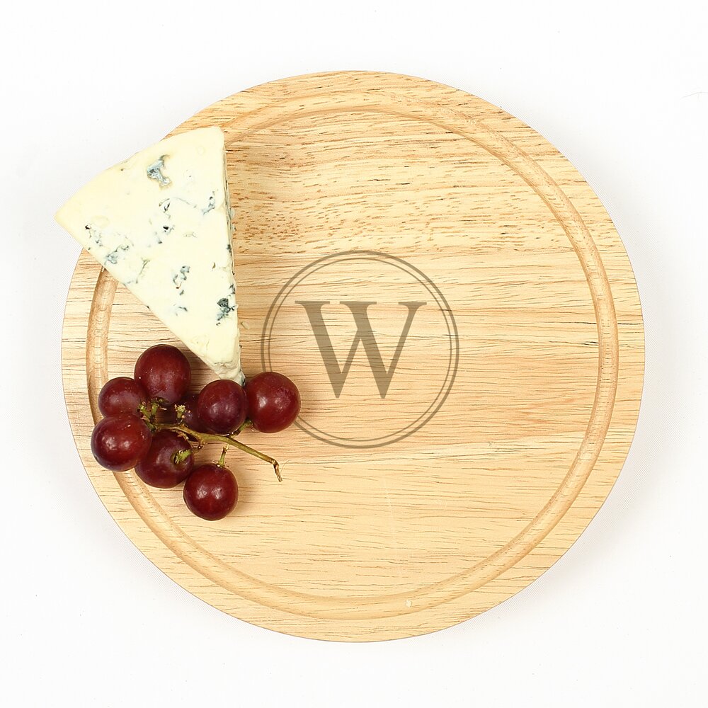 cathys concepts personalized 5 piece cheese board se